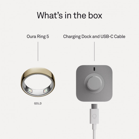 Умное кольцо Oura Ring 5 (размер 8), золотой/Gold в Перми