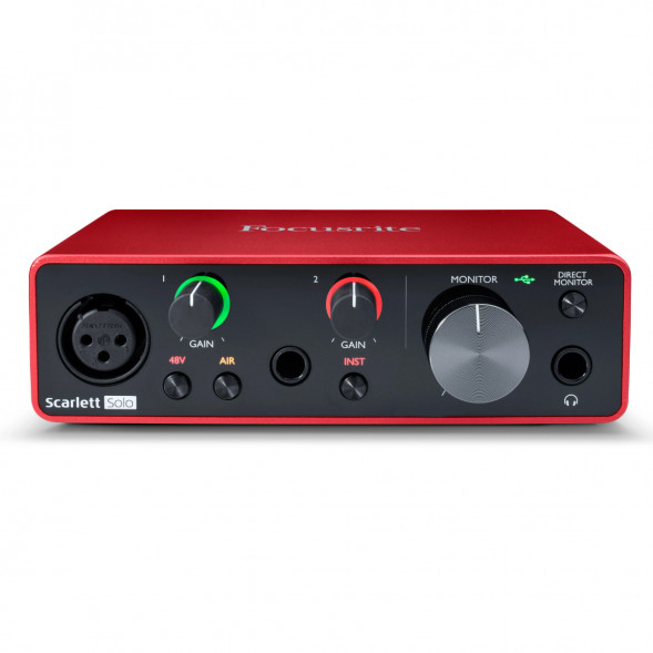 Внешняя звуковая карта FOCUSRITE Scarlett Solo 3rd Gen в Перми