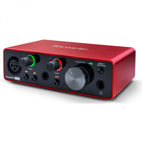 Внешняя звуковая карта FOCUSRITE Scarlett Solo 3rd Gen в Перми