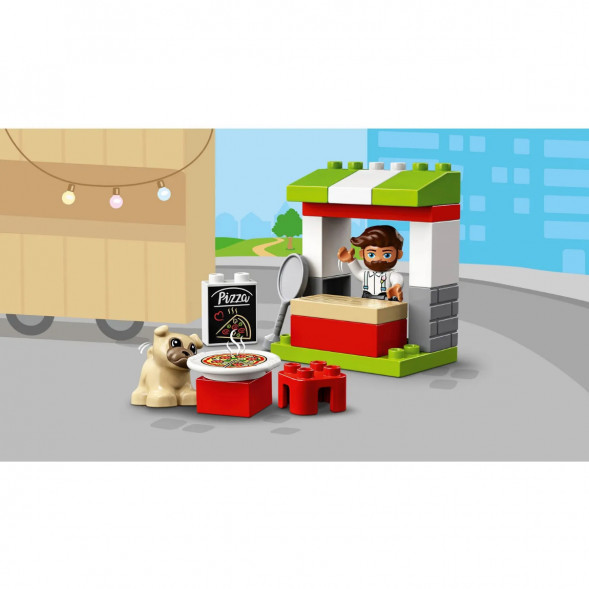 Конструктор LEGO DUPLO 10927 Town Киоск-пиццерия в Перми