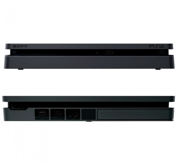 Игровая приставка Sony PlayStation 4 Slim 500 ГБ HDD, черный в Перми