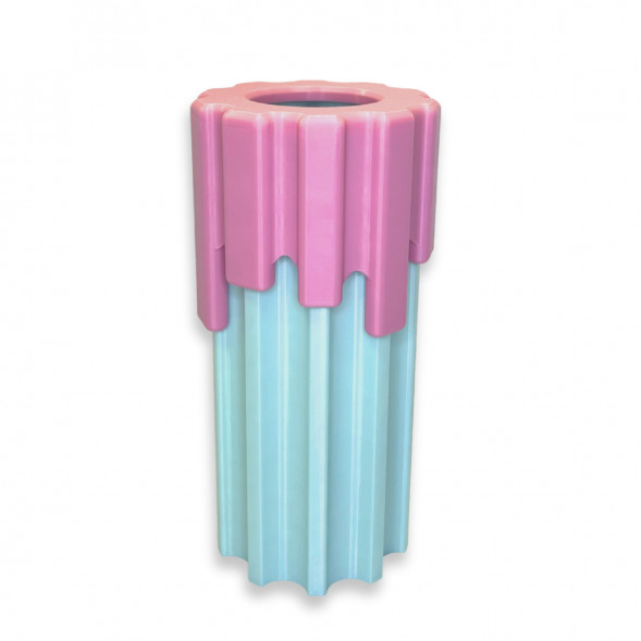 Ваза HatRom Drip, розовый - бирюзовый в Перми