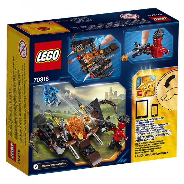 Конструктор LEGO Nexo Knights 70318 Шаровая ракета в Перми