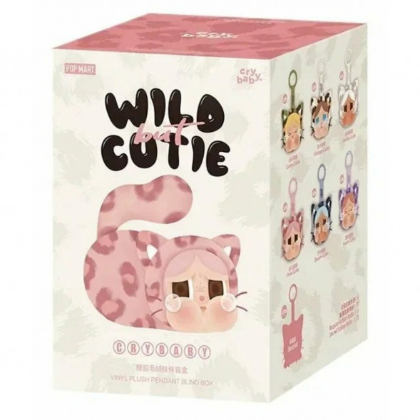 Коллекционная фигурка POP MART CRYBABY Wild But Cutie Series - Vinyl Plush Pendant Blind Box в Перми