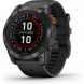 Умные часы Garmin Fenix 7X Solar серый с черным ремешком 010-02541-01 в Перми