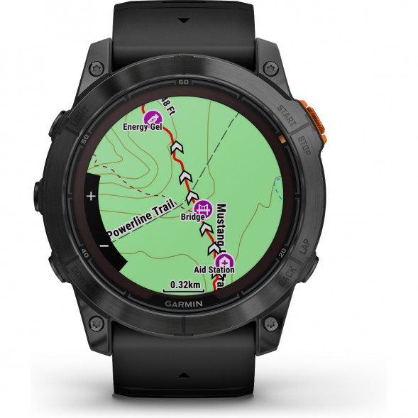Умные часы Garmin Fenix 7X Solar серый с черным ремешком 010-02541-01 в Перми