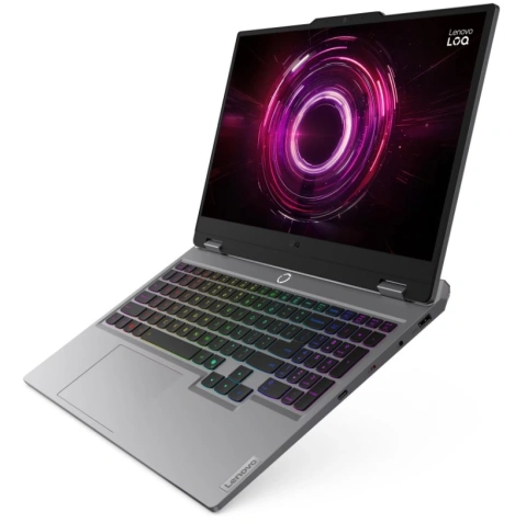 Ноутбук Lenovo LOQ 15AHP10 (83JG003EPB) (15.6 &amp;quot;, Ryzen 7 250 3.3 ГГц, 8 ядер, 16 Гб DDR5, 512 Гб SSD, GeForce RTX 5050, Windows 11 Home), Серый в Перми