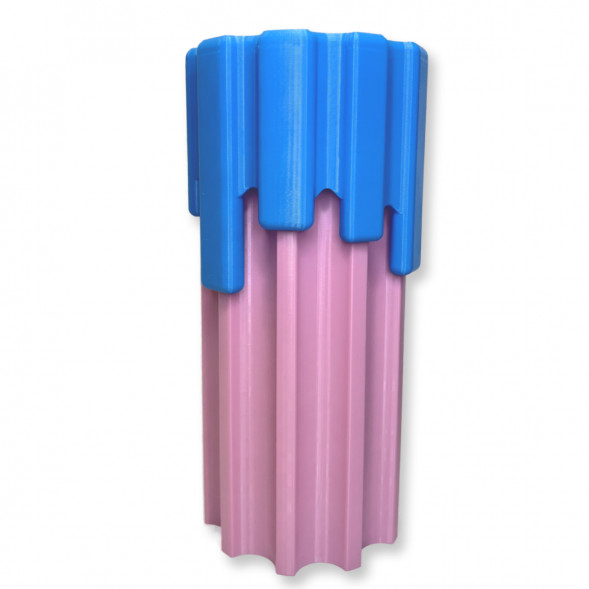 Ваза HatRom Drip, розовый - синий в Перми