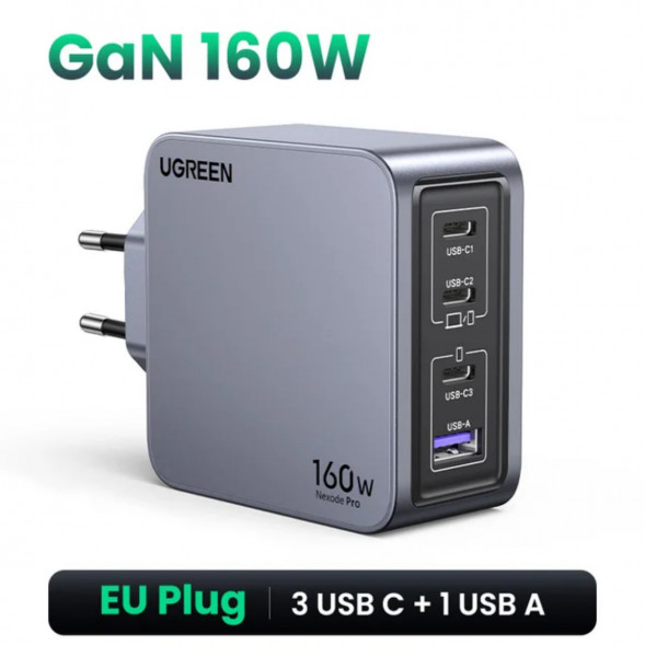 Сетевое зарядное устройство Ugreen 160W GaN USB-C в Перми