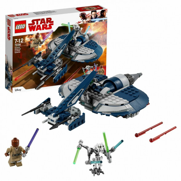 Конструктор LEGO Star Wars 75199 Боевой спидер генерала Гривуса в Перми