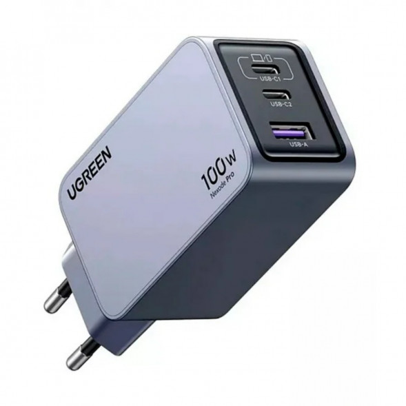 Сетевое зарядное устройство Ugreen GaN 100W USB-A + 2USB-C в Перми