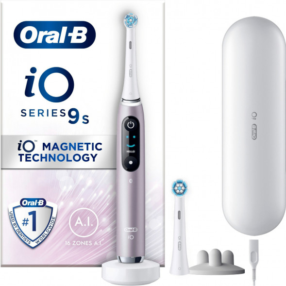 Электрическая зубная щетка Oral-B iO Series 9s (387194), Розовый кварц в Перми