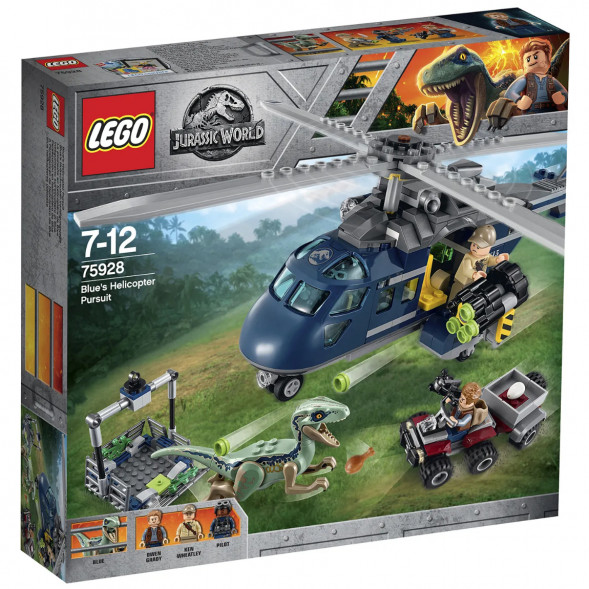 Конструктор LEGO Jurassic World 75928 Погоня за Блю на вертолёте  в Перми