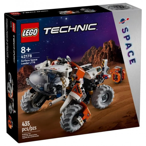 Конструктор LEGO Technic 42178 Поверхностный космический погрузчик LT78 в Перми
