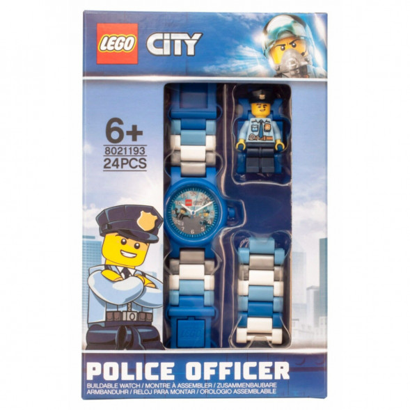Часы LEGO City 8021193 City «Policeman» с минифигуркой в Перми