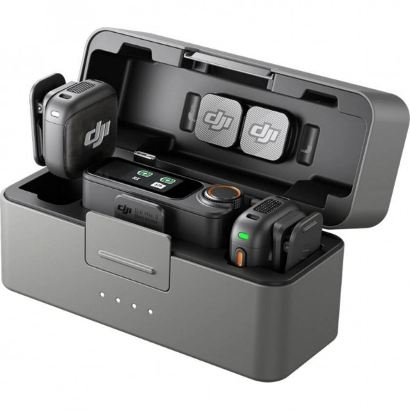 Беспроводной микрофон DJI Mic 3 (2 TX + 1 RX + Charging Case) в Перми