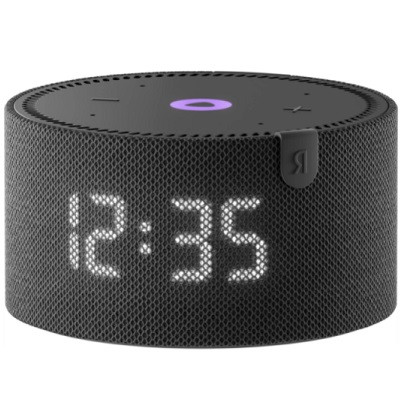 Умная колонка Яндекс Новая Станция Мини (с часами) - умная колонка с Алисой, черный оникс в Перми