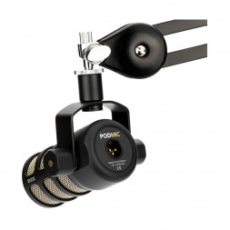 Микрофон Rode PodMic Dynamic Broadcast Microphone, черный