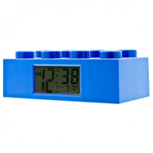 Будильник LEGO 9002151 Кирпичик, синий в Перми
