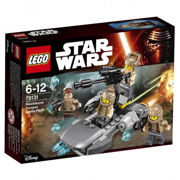 Конструктор LEGO Star Wars 75131 Боевой набор Сопротивления в Перми