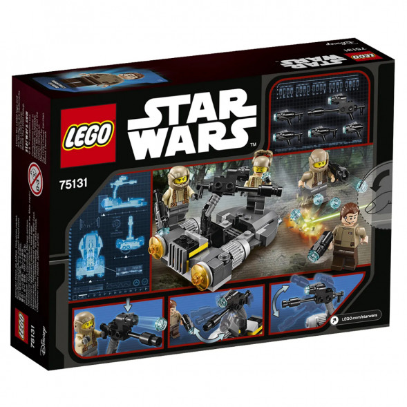Конструктор LEGO Star Wars 75131 Боевой набор Сопротивления в Перми