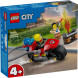 Конструктор LEGO City 60410 Пожарно-спасательный мотоцикл в Перми