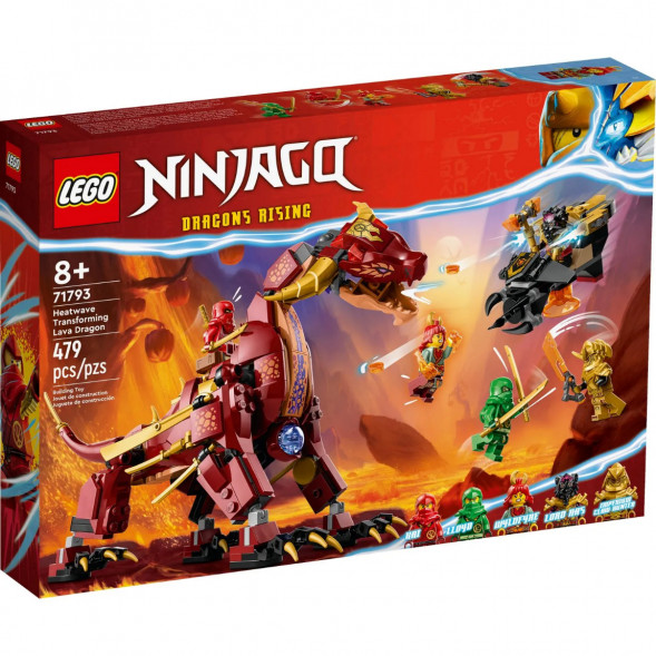 Конструктор LEGO Ninjago 71793 Лавовый дракон-трансформер в Перми