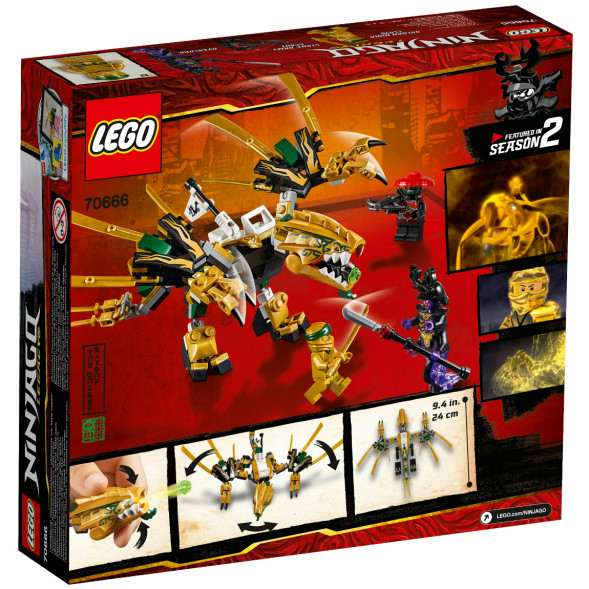 Конструктор LEGO Ninjago 70666 Золотой Дракон в Перми