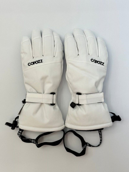 Перчатки горнолыжные сноубордические Copozz (белый, L) в Перми