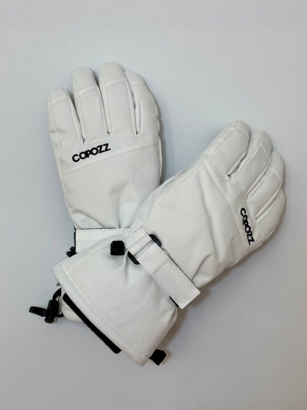 Перчатки горнолыжные сноубордические Copozz (белый, L) в Перми