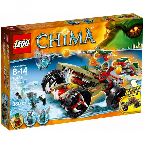 Конструктор LEGO Legends of Chima 70135 Огненный Страйкер Краггера в Перми