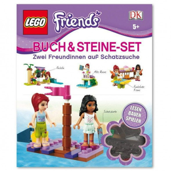 Книга и набор кубиков LEGO Friends Buch &amp;amp; Steine-Set Zwei Freundinnen auf Schatzsuche в Перми