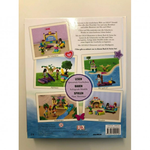 Книга и набор кубиков LEGO Friends Buch &amp;amp; Steine-Set Zwei Freundinnen auf Schatzsuche в Перми