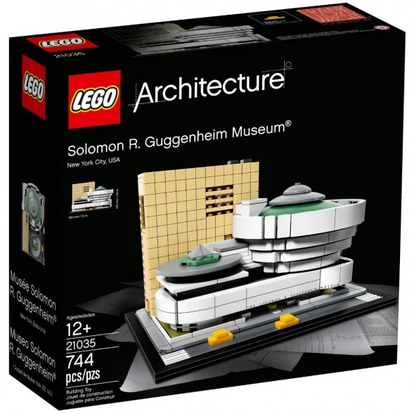 Конструктор LEGO Architecture 21035 Музей Соломона Гуггенхайма в Перми
