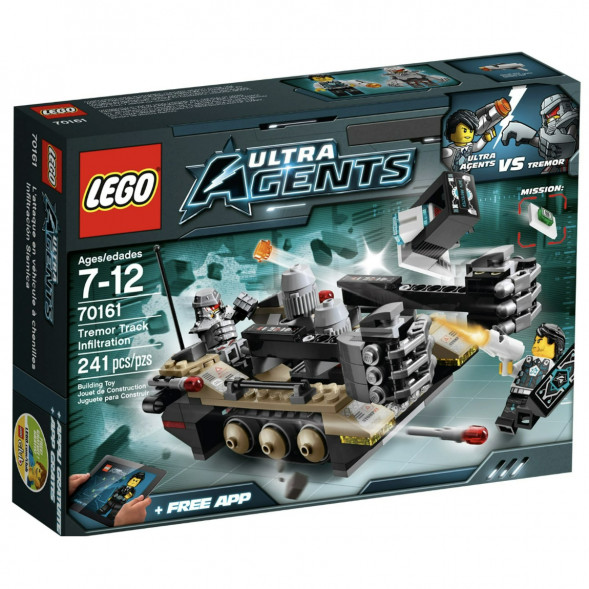 Конструктор LEGO Ultra Agents 70161 Проникновение гусеничного танка Тремора в Перми
