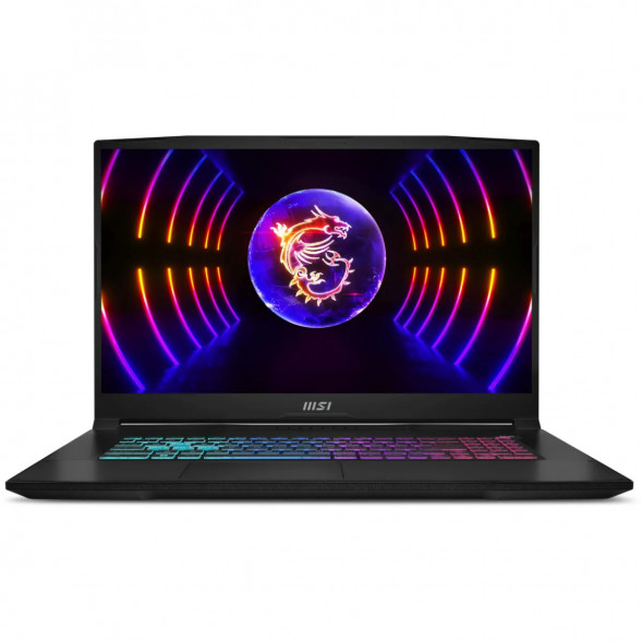 Ноутбук MSI Katana 17 B13VEK-1624XRUY (17.3&amp;quot;, IPS, Intel Core i5 13420H 2.1ГГц, 8 ядер, 16ГБ DDR5, 512ГБ SSD, NVIDIA GeForce RTX 4050 - 6 ГБ, без ОС), черный в Перми