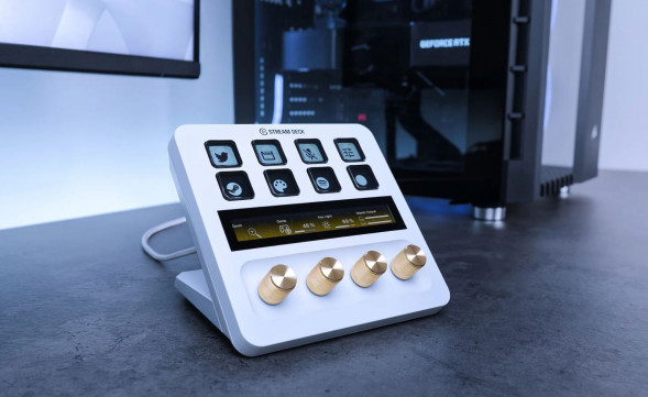 Контроллер для стриминга Elgato Stream Deck +, белый в Перми