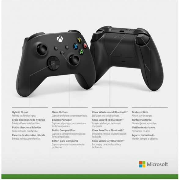 Геймпад Microsoft Xbox Series Carbon черный в Перми
