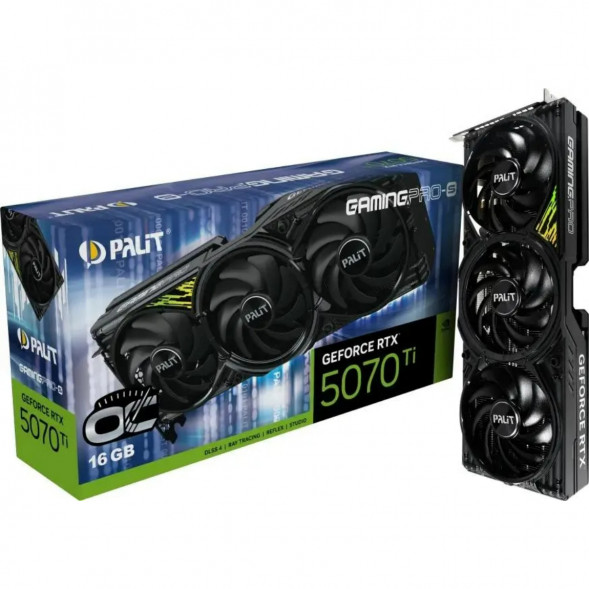 Видеокарта Palit NVIDIA GeForce RTX 5070TI PA-RTX5070TI GAMINGPRO-S OC 16ГБ GDDR7 в Перми