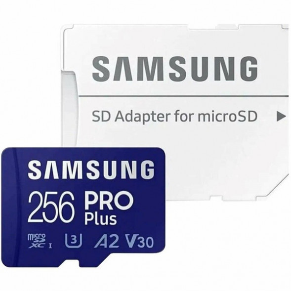 Карта памяти micro SDXC 256Gb Samsung PRO Plus U3 A2 V30 180/130MB/s в Перми