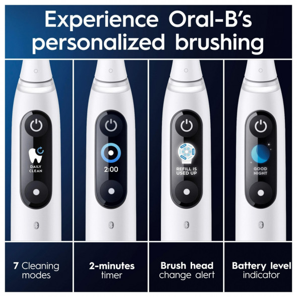 Электрическая зубная щетка Oral-B iO Series 9s (387224), White в Перми