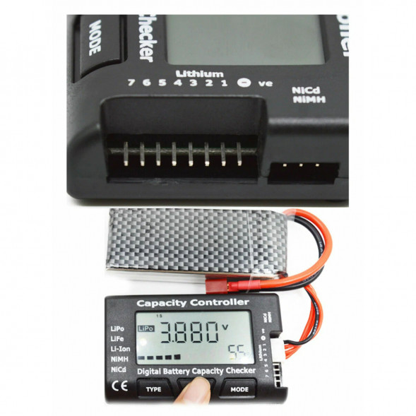 Тестер ёмкости аккумулятора CellMeter-7 с функцией балансировки ячеек в Перми