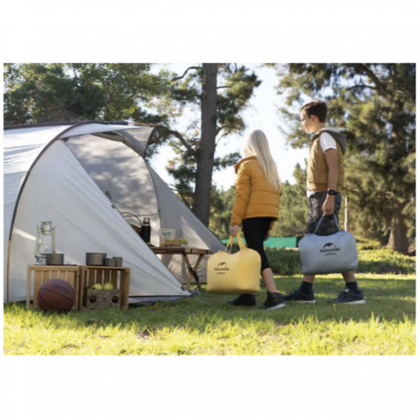 Спальный мешок Naturehike C180 (190x75см), желтый в Перми