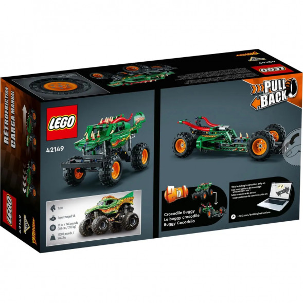 Конструктор LEGO Technic 42149 Монстер Джем «Дракон» в Перми