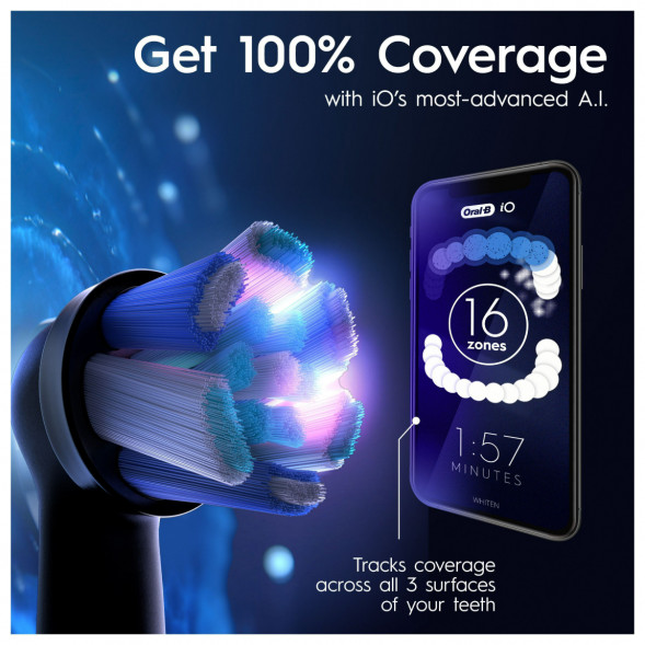 Набор из 2-х электрических зубных щеток Oral-B iO Series 9 Duo, Black Onyx и Rose Quartz в Перми