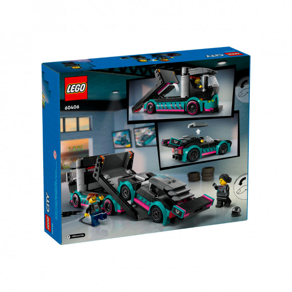 Конструктор LEGO City 60406 Гоночный автомобиль и автовоз в Перми