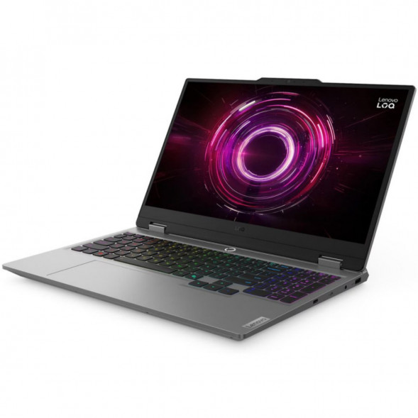 Ноутбук Lenovo LOQ 15AHP10 (83JG003DPB) (15.6&amp;quot;,  IPS, AMD Ryzen 5 220, 6 ядер, 16 ГБ DDR5, SSD 512 ГБ, NVIDIA GeForce RTX 5050 - 8 ГБ, без ОС), серый в Перми
