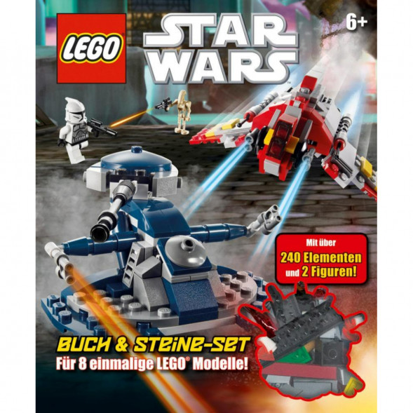 Книга и набор кубиков LEGO Star Wars Buch &amp;amp; Steine-Set Fur 8 einmalige Lego Modelle! в Перми