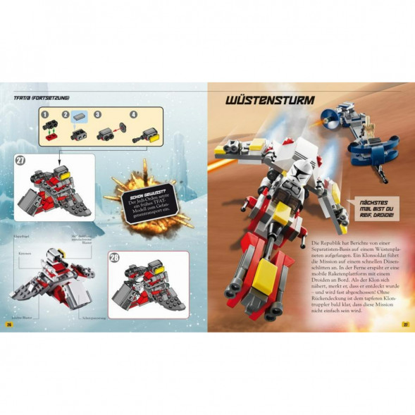 Книга и набор кубиков LEGO Star Wars Buch &amp;amp; Steine-Set Fur 8 einmalige Lego Modelle! в Перми