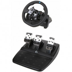 Комплект Logitech G923 Trueforce (PC, Xbox Series X, S, One), черный